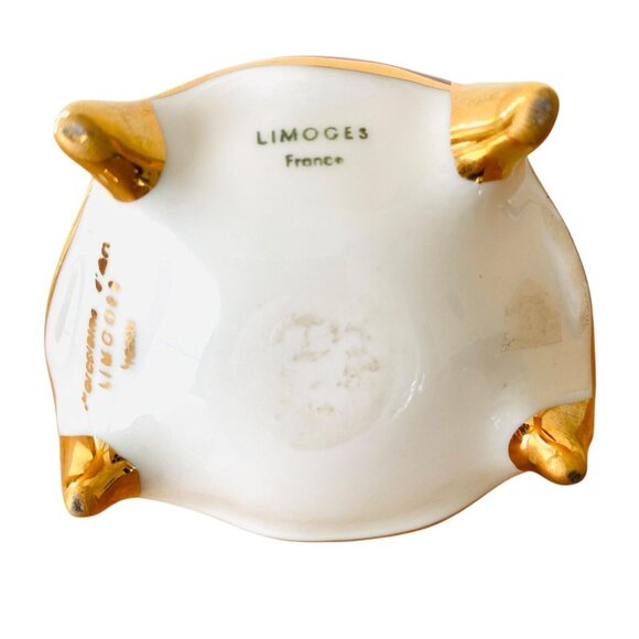 Vintage Limoges France Trinket Box Victorian Chair Porcelain Collectible - Picture 5 of 10